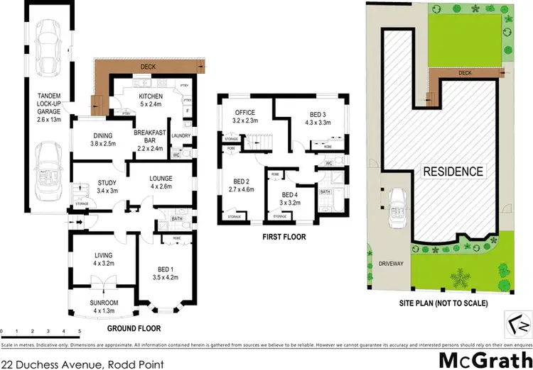 Floorplan of Homely house listing, 22 Duchess Avenue, Rodd Point NSW 2046