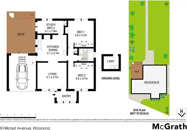 Floorplan of Homely house listing, 8 hillcrest Avenue, Woonona NSW 2517