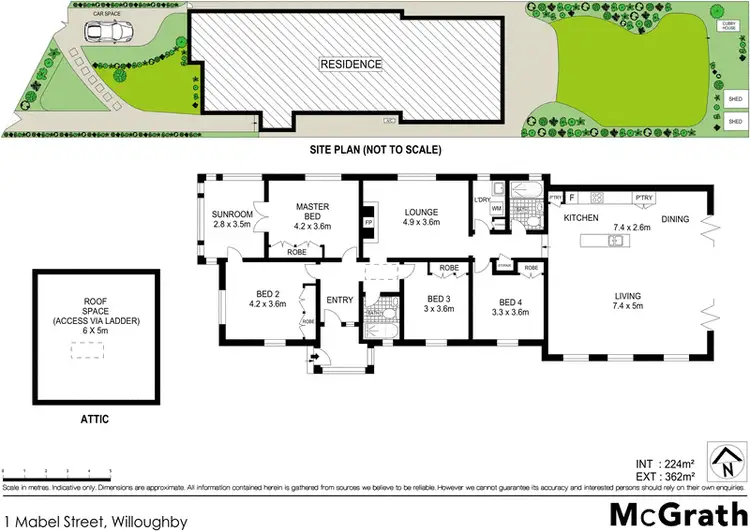 Floorplan of Homely house listing, 1 Mabel Street, Willoughby NSW 2068