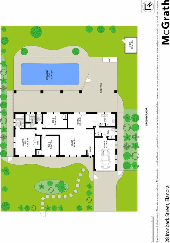 Floorplan of Homely house listing, 28 Ironbark Street, Elanora QLD 4221