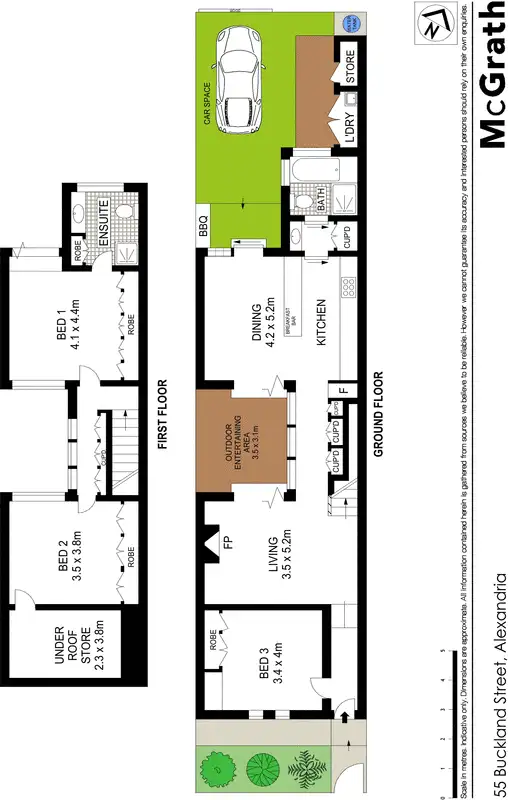 Floorplan of Homely house listing, 55 Buckland Street, Alexandria NSW 2015
