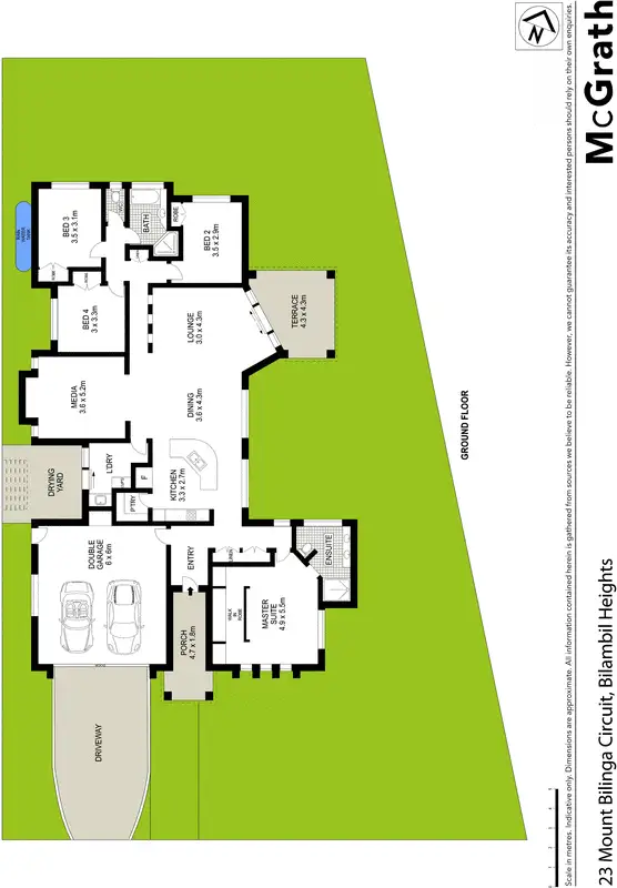 Floorplan of Homely house listing, 23 Mount Bilinga Circuit, Bilambil Heights NSW 2486