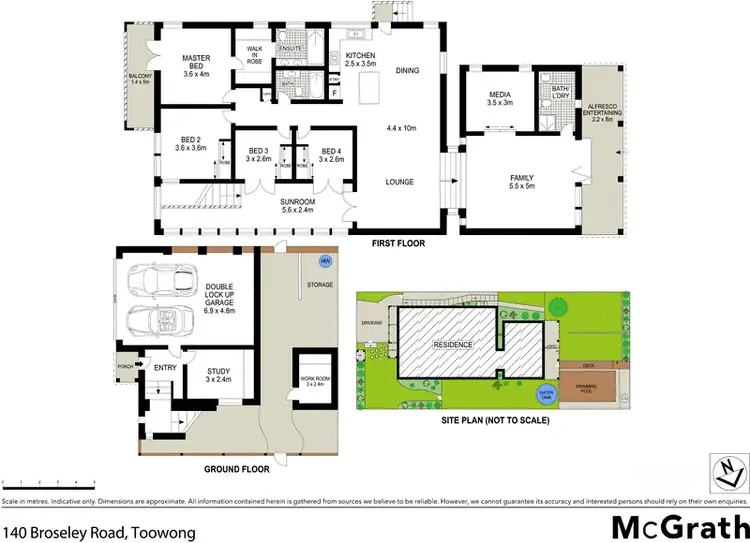 Floorplan of Homely house listing, 140 Broseley Road, Toowong QLD 4066