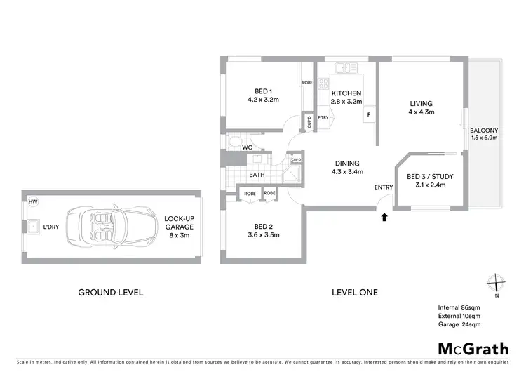 Floorplan of Homely unit listing, 4/14 Kirkwood Road, Tweed Heads South NSW 2486