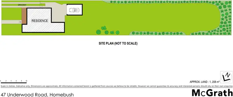 Floorplan of Homely land listing, 47 Underwood Road, Homebush NSW 2140