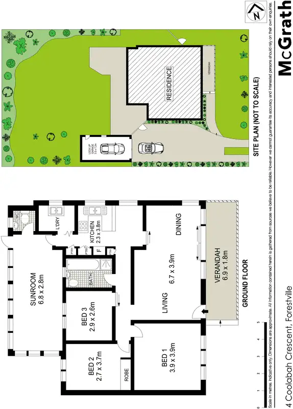 Floorplan of Homely house listing, 4 Coolabah Crescent, Forestville NSW 2087