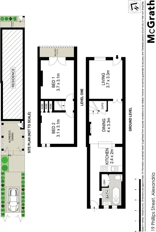 Floorplan of Homely house listing, 19 Phillips Street, Alexandria NSW 2015
