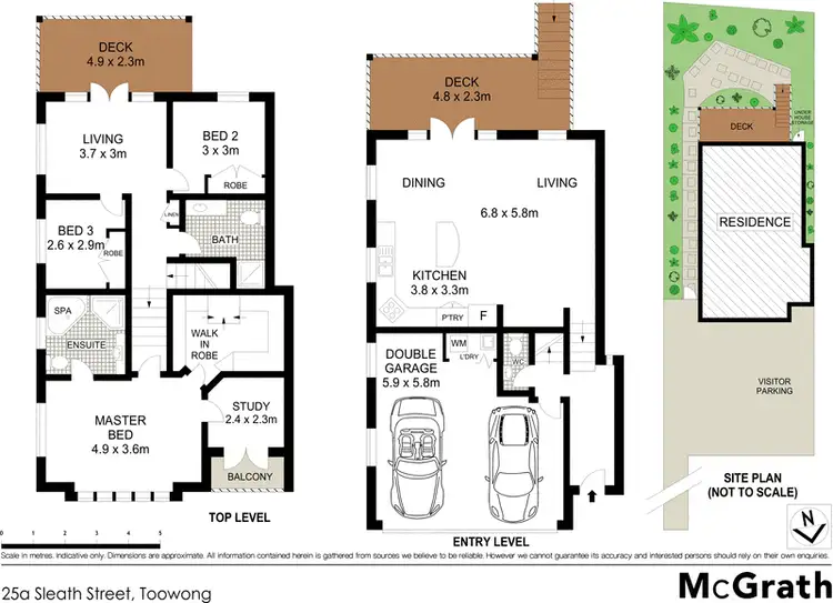 Floorplan of Homely house listing, 25a Sleath Street, Toowong QLD 4066