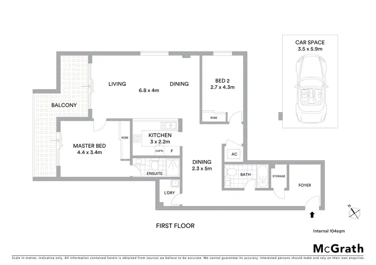 Floorplan of Homely unit listing, 5410/84 Belmore Street, Ryde NSW 2112
