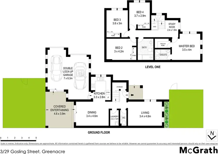 Floorplan of Homely apartment listing, 3/29 Gosling Street, Greenacre NSW 2190