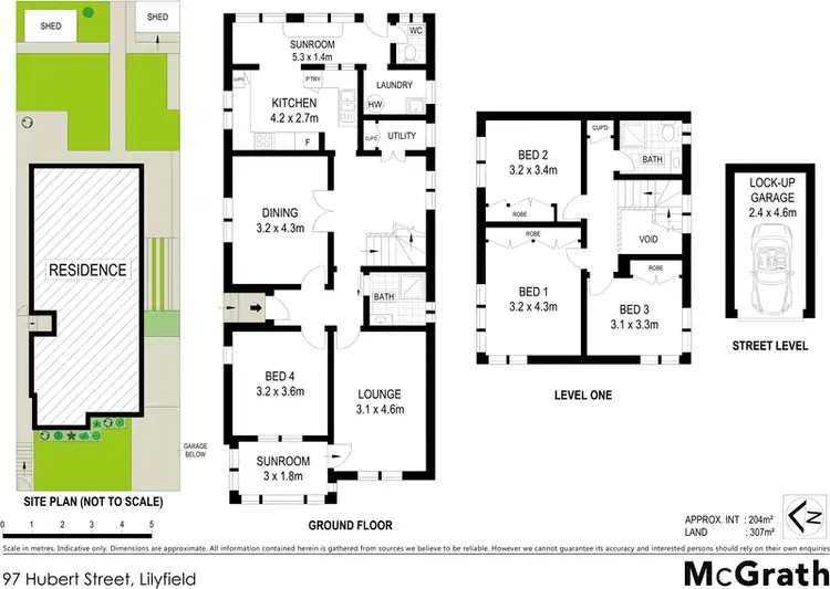 Floorplan of Homely house listing, 97 Hubert Street, Lilyfield NSW 2040