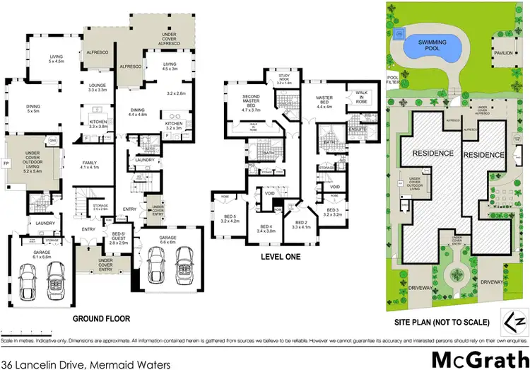 Floorplan of Homely house listing, 36 Lancelin Drive, Mermaid Waters QLD 4218