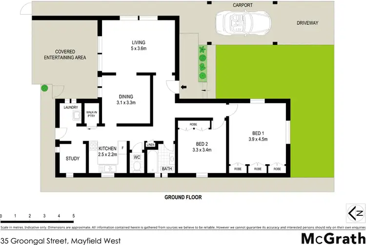 Floorplan of Homely house listing, 35 Groongal Street, Mayfield West NSW 2304