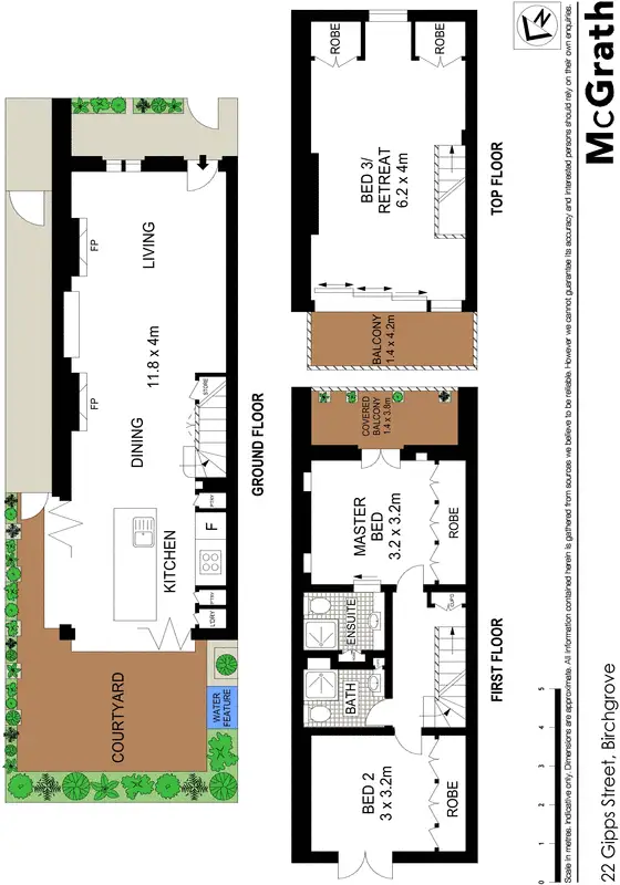 Floorplan of Homely house listing, 22 Gipps Street, Birchgrove NSW 2041