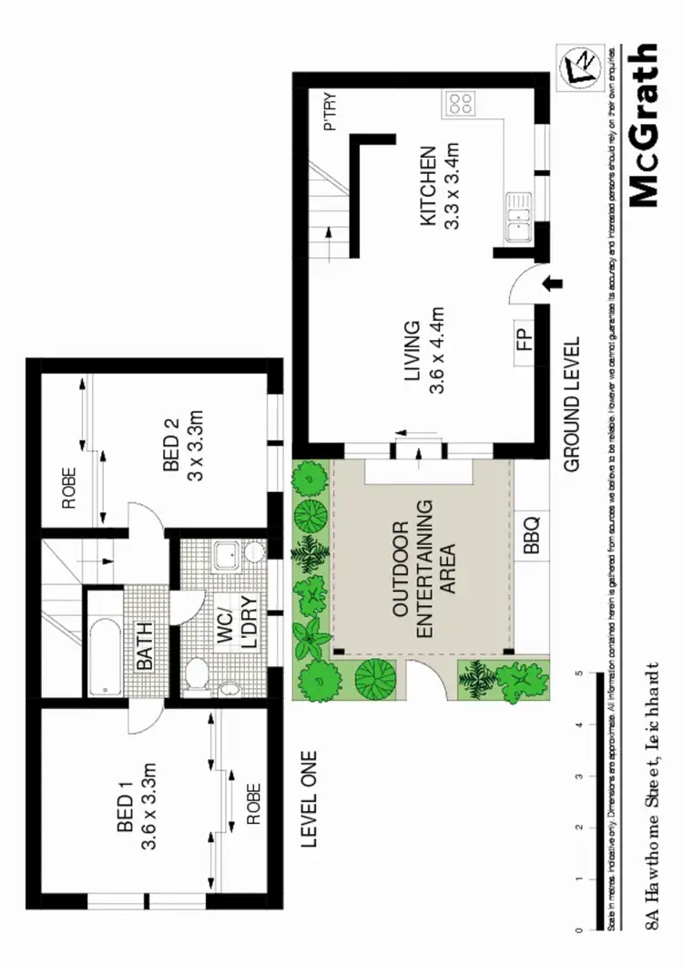 Floorplan of Homely house listing, 8A Hawthorne Street, Leichhardt NSW 2040