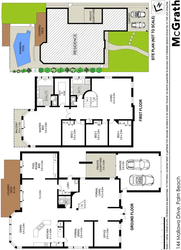 Floorplan of Homely house listing, 144 Mallawa Drive, Palm Beach QLD 4221