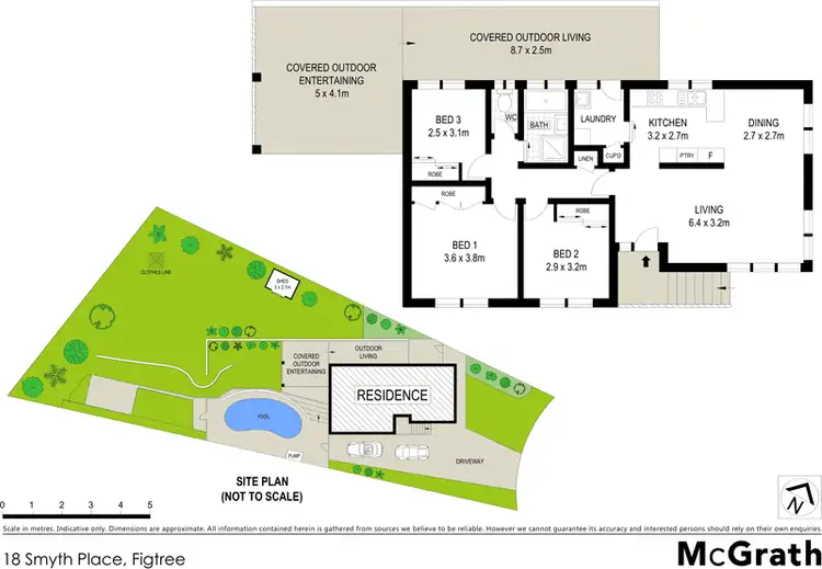 Floorplan of Homely house listing, 18 Smyth Place, Figtree NSW 2525