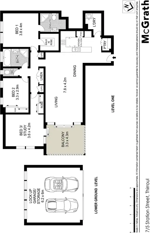 Floorplan of Homely house listing, 7/5 Station Street, Thirroul NSW 2515