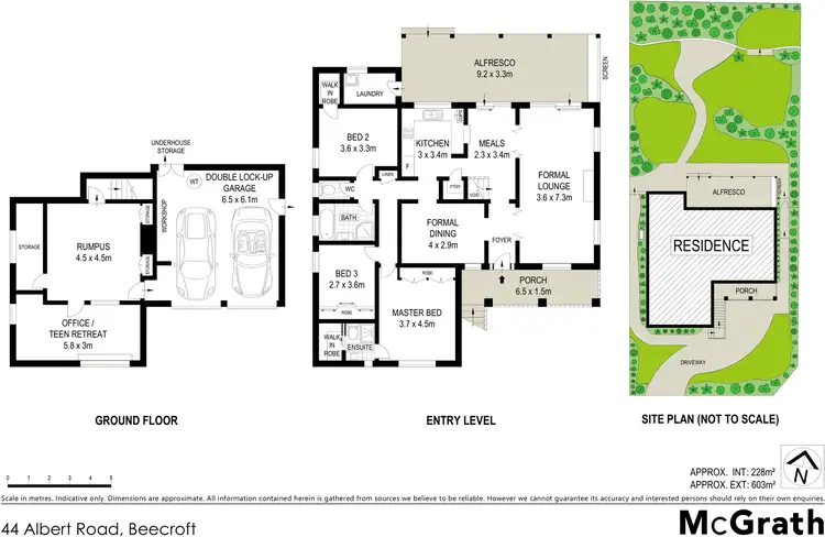 Floorplan of Homely house listing, 44 Albert Road, Beecroft NSW 2119