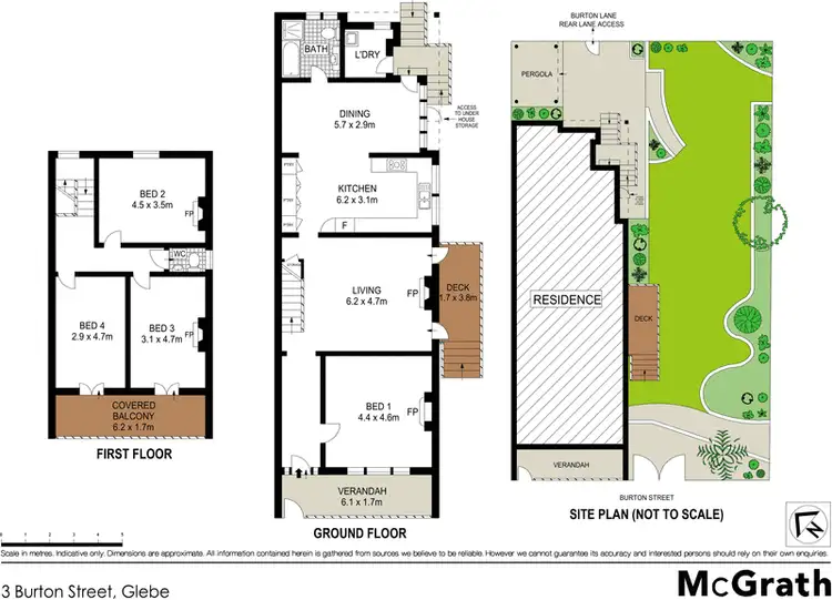 Floorplan of Homely house listing, 3 Burton Street, Glebe NSW 2037