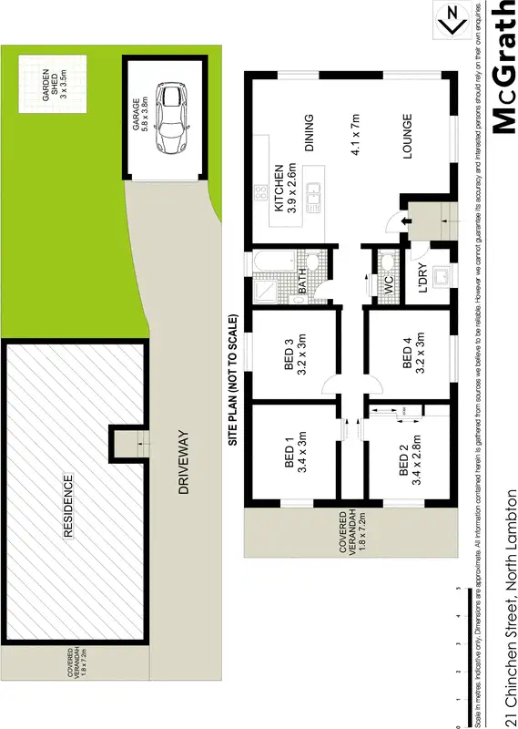 Floorplan of Homely house listing, 21 Chinchen Street, North Lambton NSW 2299