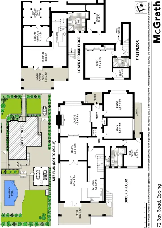 Floorplan of Homely house listing, 72 Ray Road, Epping NSW 2121
