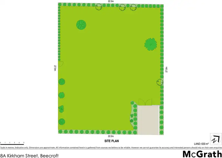 Floorplan of Homely land listing, 8A Kirkham Street, Beecroft NSW 2119