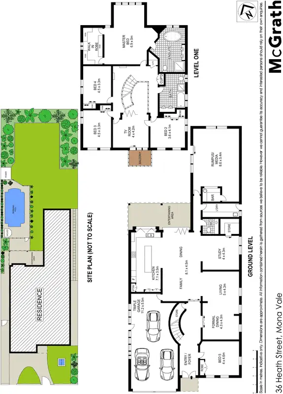 Floorplan of Homely house listing, 36 Heath Street, Mona Vale NSW 2103