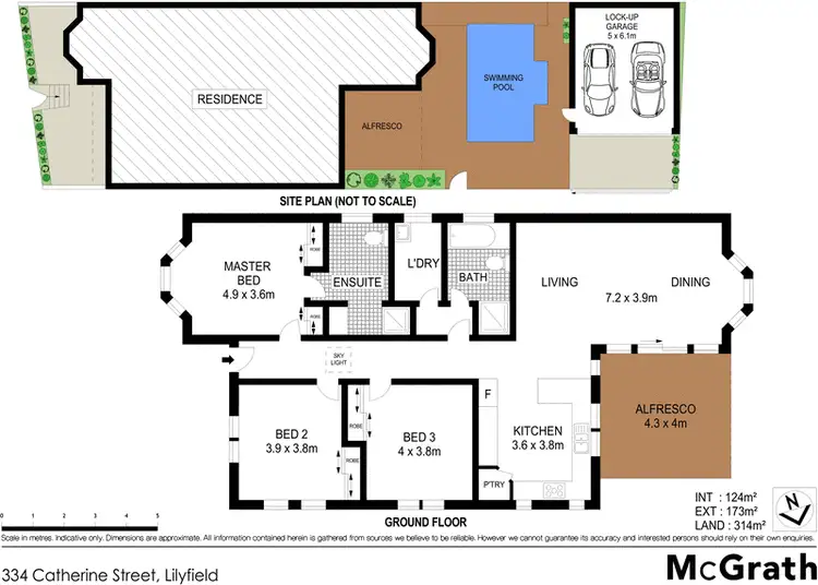 Floorplan of Homely house listing, 334 Catherine Street, Lilyfield NSW 2040