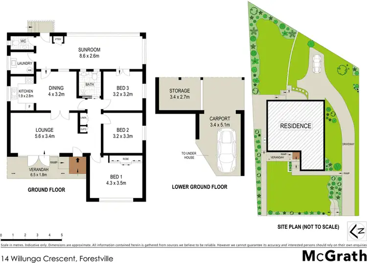 Floorplan of Homely house listing, 14 Willunga Crescent, Forestville NSW 2087