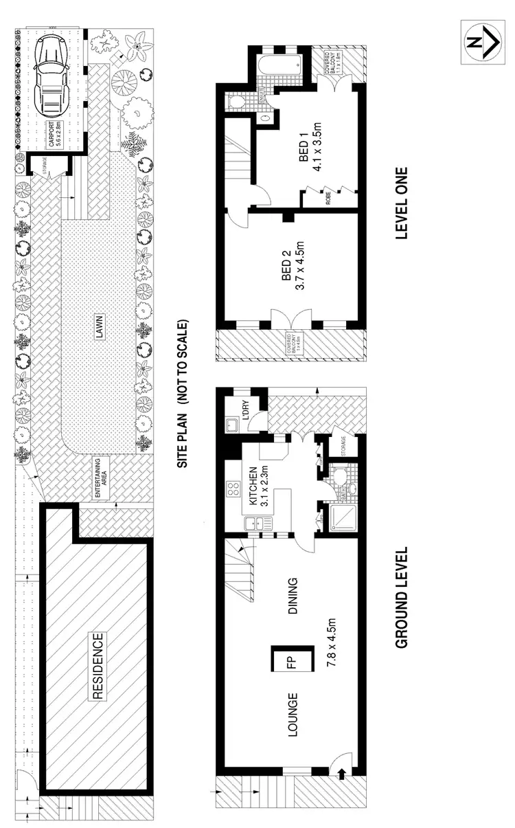 Floorplan of Homely house listing, 40 Euroka Street, Waverton NSW 2060