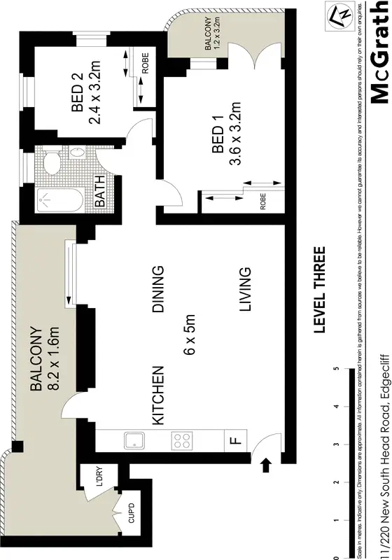 Floorplan of Homely apartment listing, 11/220 New South Head Road, Edgecliff NSW 2027