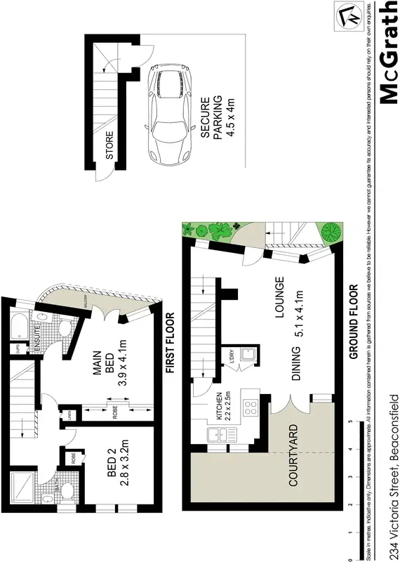 Floorplan of Homely townhouse listing, 234 Victoria Street, Beaconsfield NSW 2015