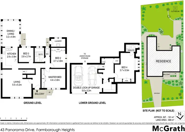 Floorplan of Homely house listing, 43 Panorama Drive, Farmborough Heights NSW 2526
