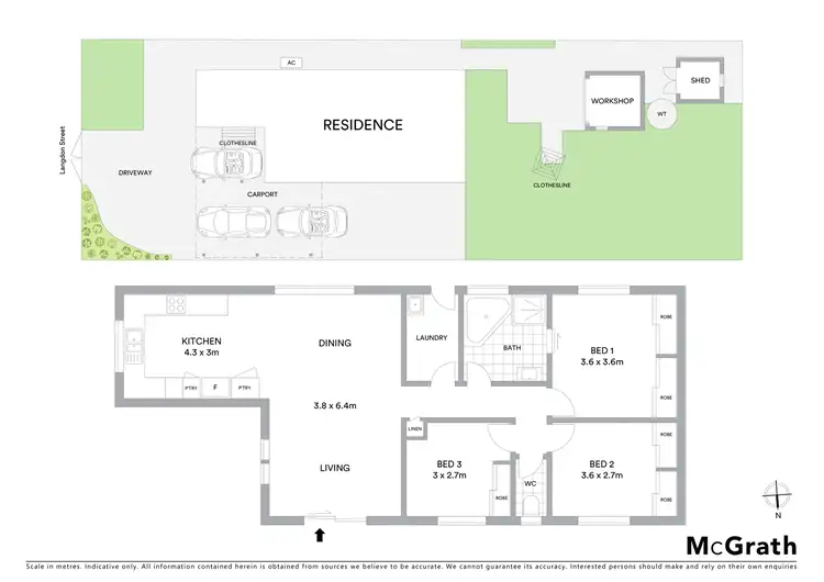 Floorplan of Homely house listing, 76 Langdon Street, Cleveland QLD 4163