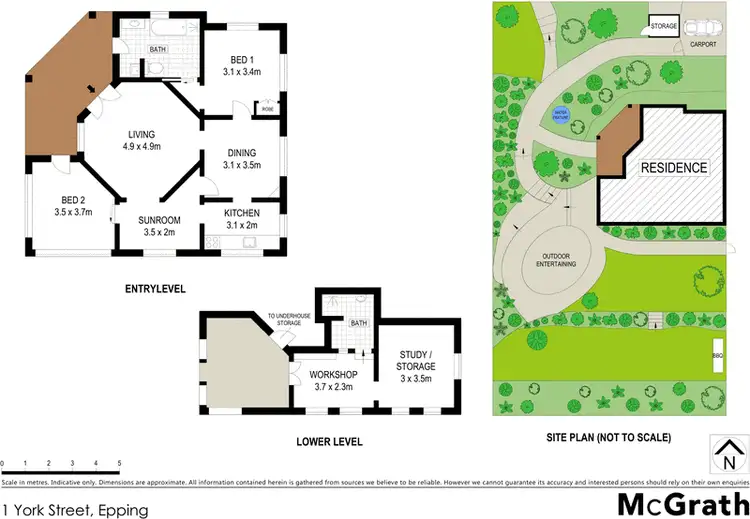 Floorplan of Homely house listing, 1 York Street, Epping NSW 2121