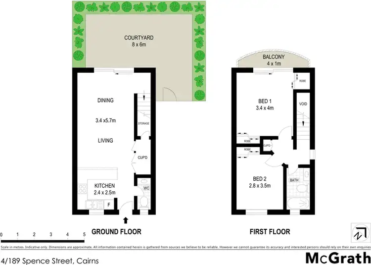 Floorplan of Homely apartment listing, 4/189 Spence Street, Cairns QLD 4870