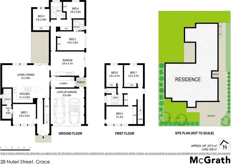 Floorplan of Homely house listing, 28 Nuleri Street, Crace ACT 2911
