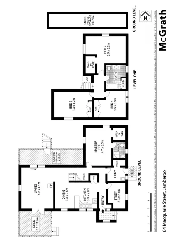 Floorplan of Homely house listing, 64 Macquarie Street, Jamberoo NSW 2533