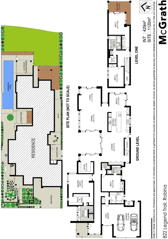 Floorplan of Homely house listing, 822 Legend Trail, Robina QLD 4226