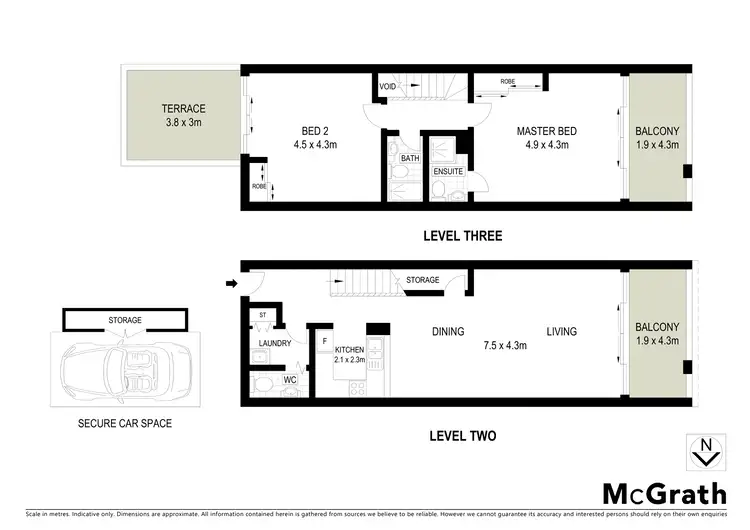 Floorplan of Homely apartment listing, 8/9 Alexander Street, Crows Nest NSW 2065