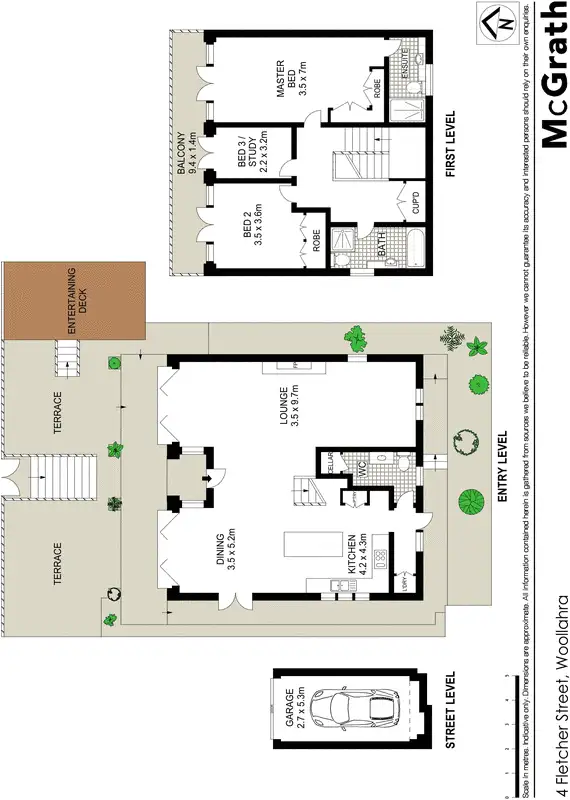 Floorplan of Homely house listing, 4 Fletcher Street, Woollahra NSW 2025