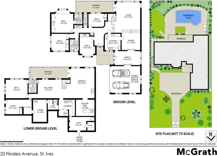 Floorplan of Homely house listing, 23 Flinders Avenue, St Ives NSW 2075