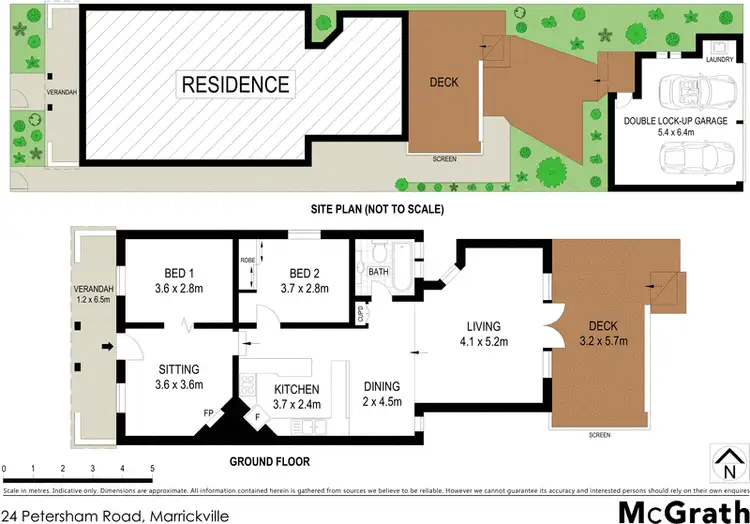 Floorplan of Homely house listing, 24 Petersham Road, Marrickville NSW 2204