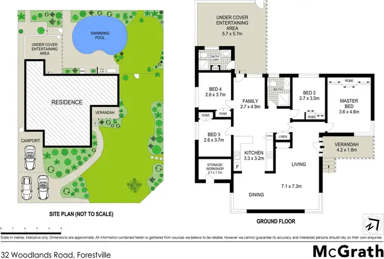 Floorplan of Homely house listing, 32 Woodlands Road, Forestville NSW 2087