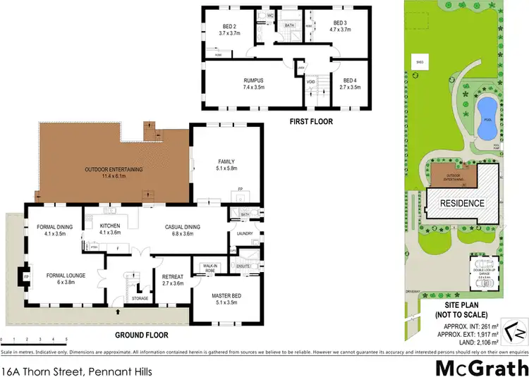 Floorplan of Homely house listing, 16A Thorn Street, Pennant Hills NSW 2120