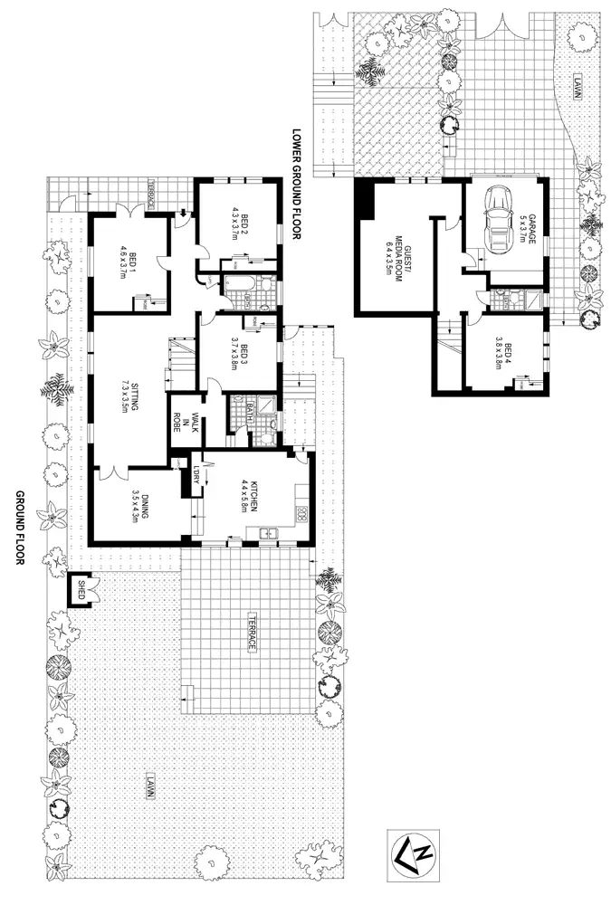 Floorplan of Homely house listing, 4 Eastern Avenue, Kensington NSW 2033
