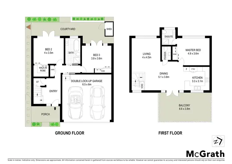 Floorplan of Homely townhouse listing, 5/14 Campbell Street, Woonona NSW 2517