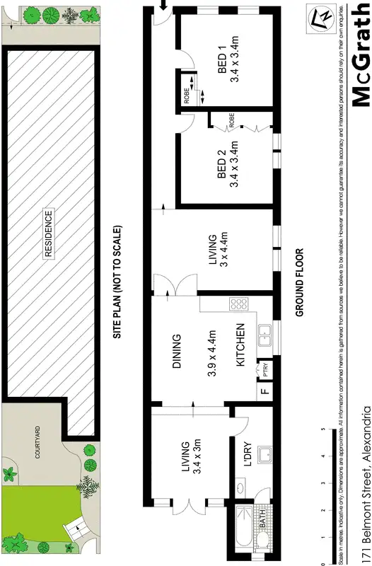 Floorplan of Homely house listing, 171 Belmont Street, Alexandria NSW 2015
