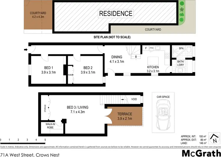 Floorplan of Homely house listing, 71A West Street, Crows Nest NSW 2065